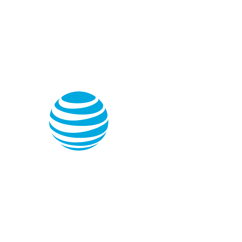 AT&T logo – interactive retail installation
